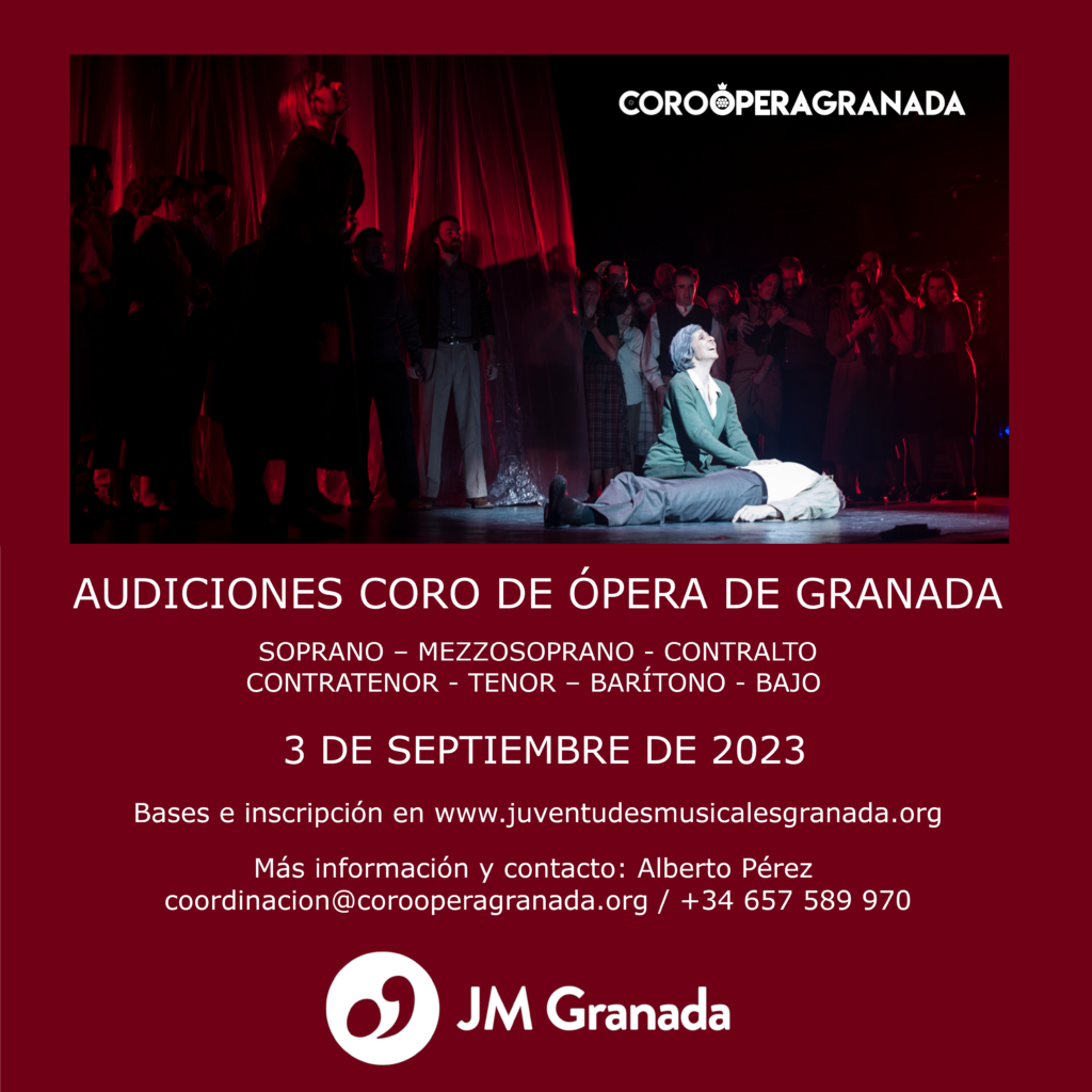 Cartel de las audiciones de septiembre.
